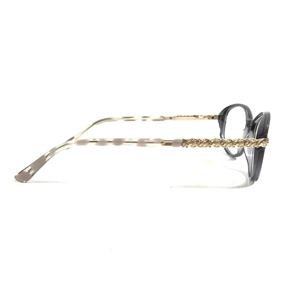 Tres Jolie Eyeglasses Frames 197 020 Transparent Gray Gold Crystals 54-16-140